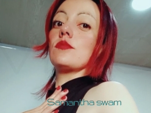 Samantha_swam